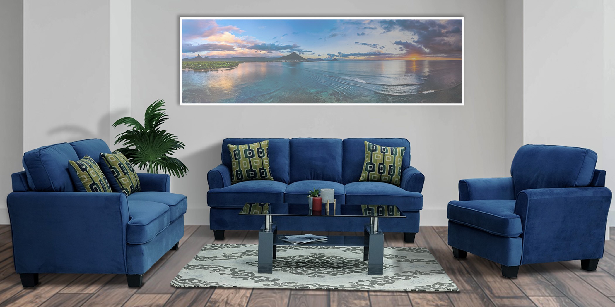 Alps Sofa Ink Fabric