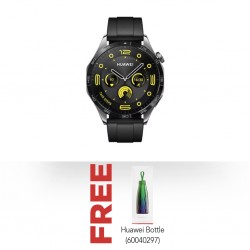 Huawei watch GT 4 46mm Black & Free Huawei Bottle