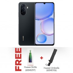 Huawei Nova Y71 Black & Free Huawei Bottle + Huawei Umbrella