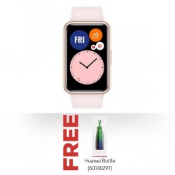 Huawei Watch Fit Sakura Pink & Free Huawei Bottle