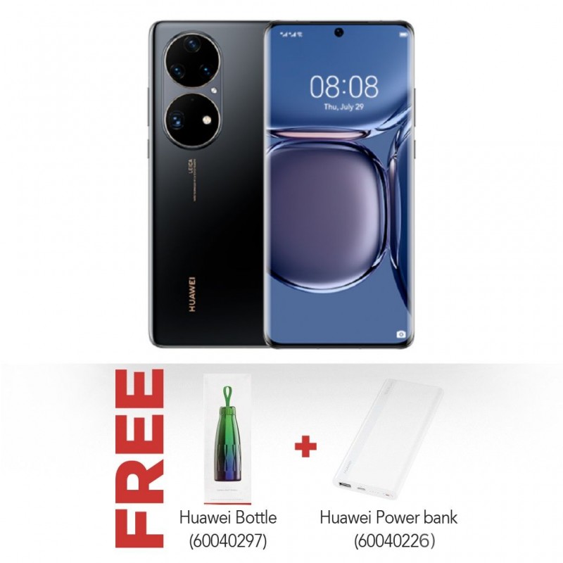 Huawei P50 Pro Black & Free Huawei Bottle + Huawei Power bank