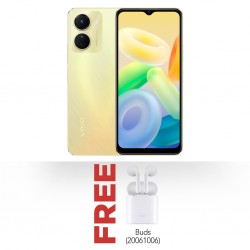 Vivo Y16 Drizzling Gold & Free I7mini Wireless buds