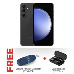 Samsung S23 FE- Gray & Free Volcano Flow Series Portable Bluetooth + M10 Wireless buds