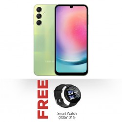 Samsung Galaxy A24 Green - 128GB & Free Smart Watch D18