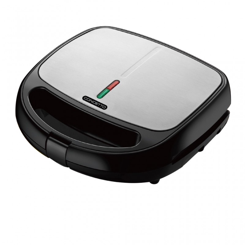 Concetto CST-206A 2Slice Black & SS Sandwich Maker