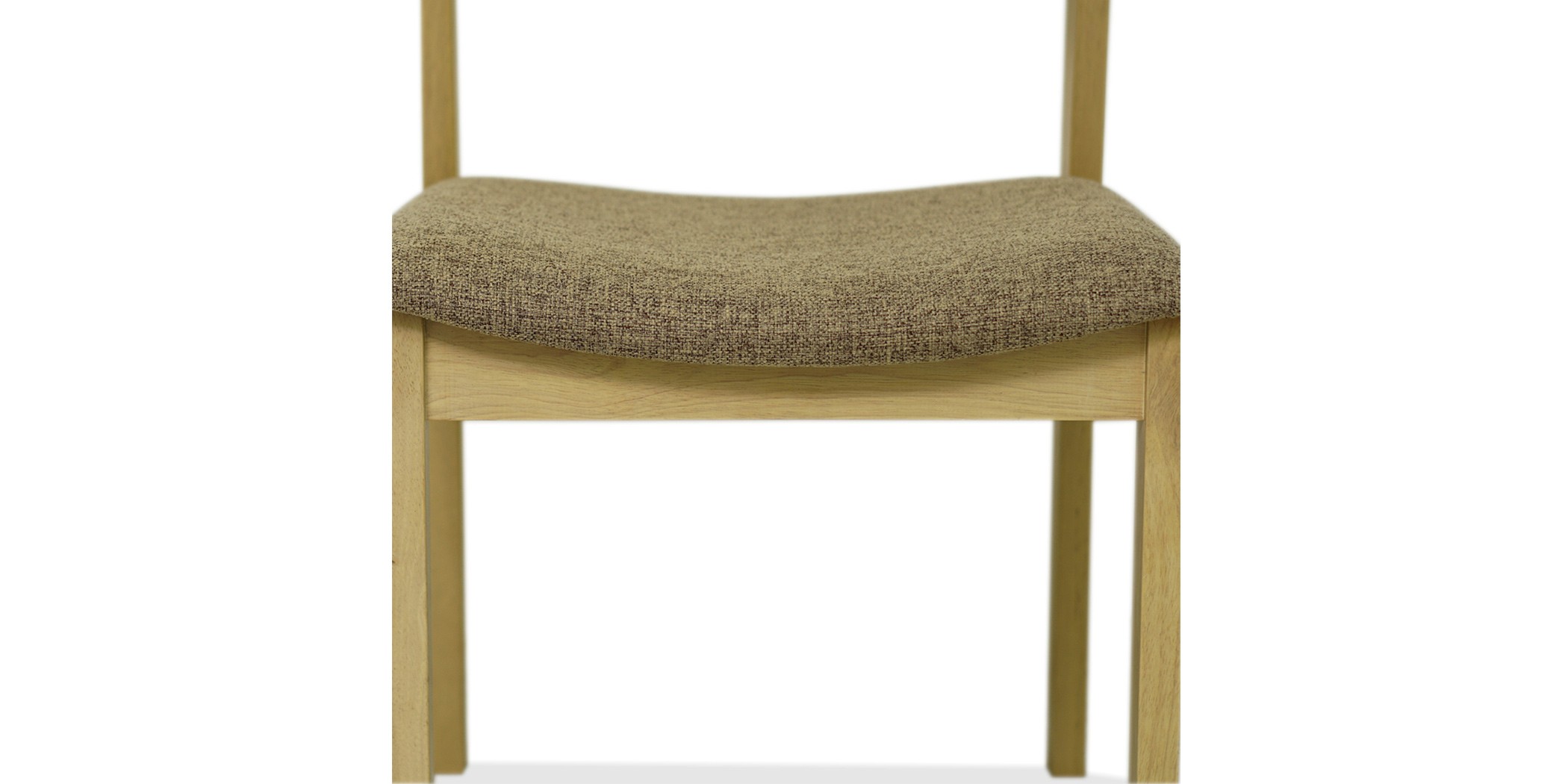 Catania Table and 6 Chairs Fabric Light Brown