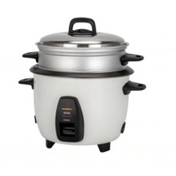 Cornell CRCCS282ST 2.8L WH Conventional Rice Cooker With Steam Tray