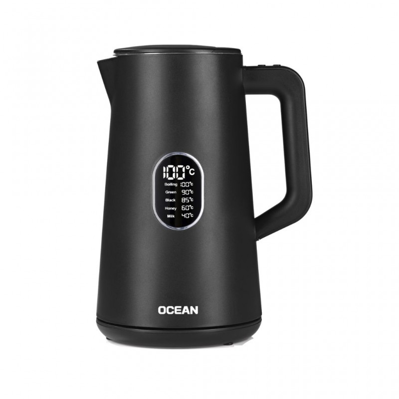 Ocean OCKT1815DN 1.5L Digital Black 2YW Kettle