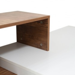 Althea Office Table With Side Shelf