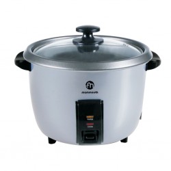 Mammouth MRC220 2.2L Silver Grey Rice Cooker With Glass Lid