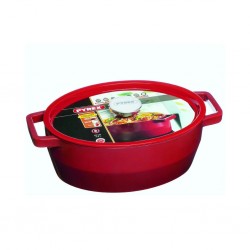Pyrex Slow Cook 6L Red Castiron Oval Casserole "O"