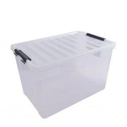 Lock & Lock Inplus INP113N 60L Natural Easy Clip Storage Box 600x396x358mm - HC367N "O"