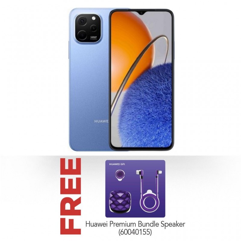 Huawei Nova Y61 Blue (4+128GB) & Free Huawei Premium Gift Bundle