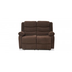 Carole Recliner Sofa 3+2 Chocolate Col Fabric