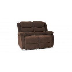 Carole Recliner Sofa 3+2 Chocolate Col Fabric