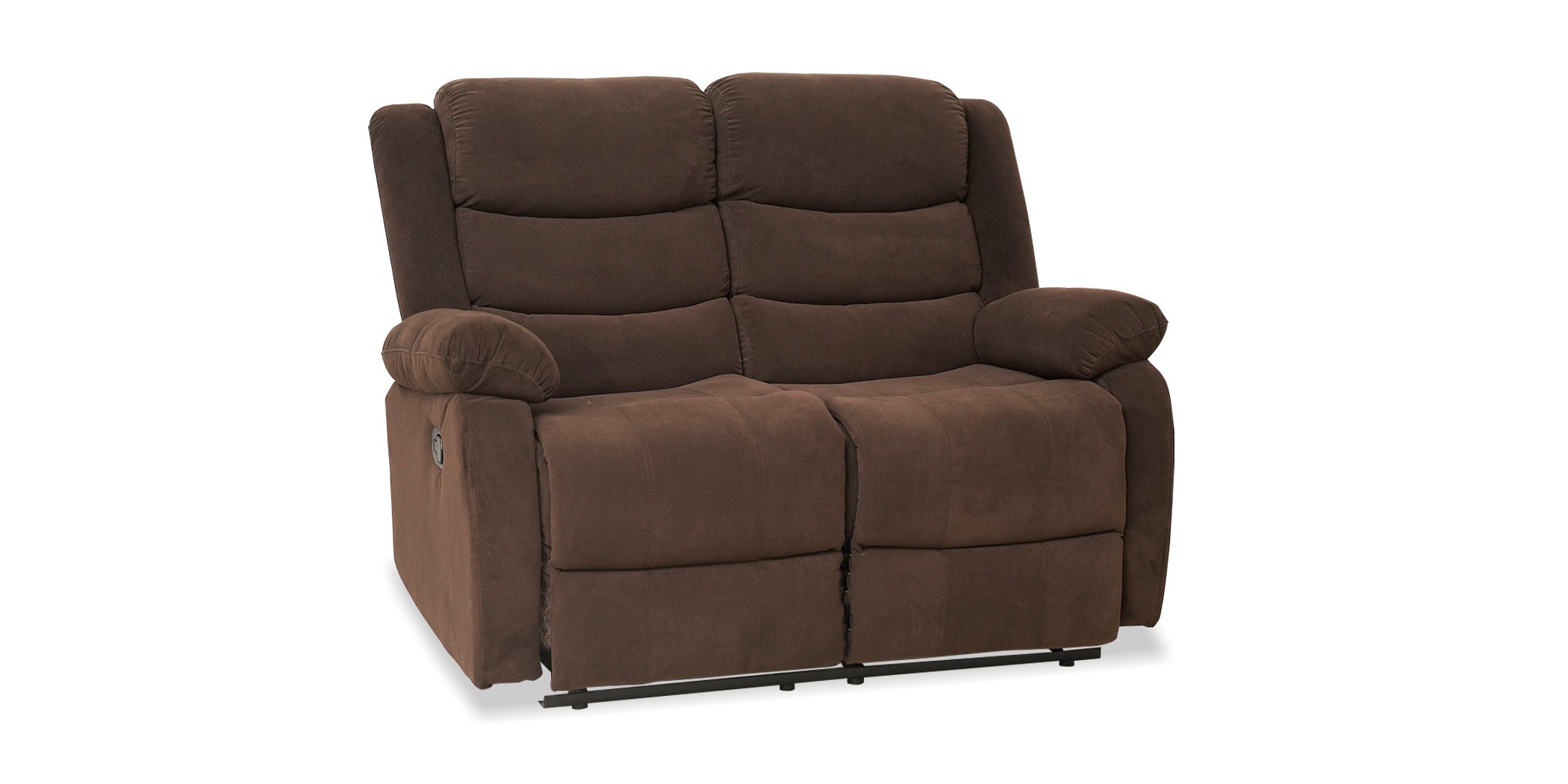 Carole Recliner Sofa 3+2 Chocolate Col Fabric