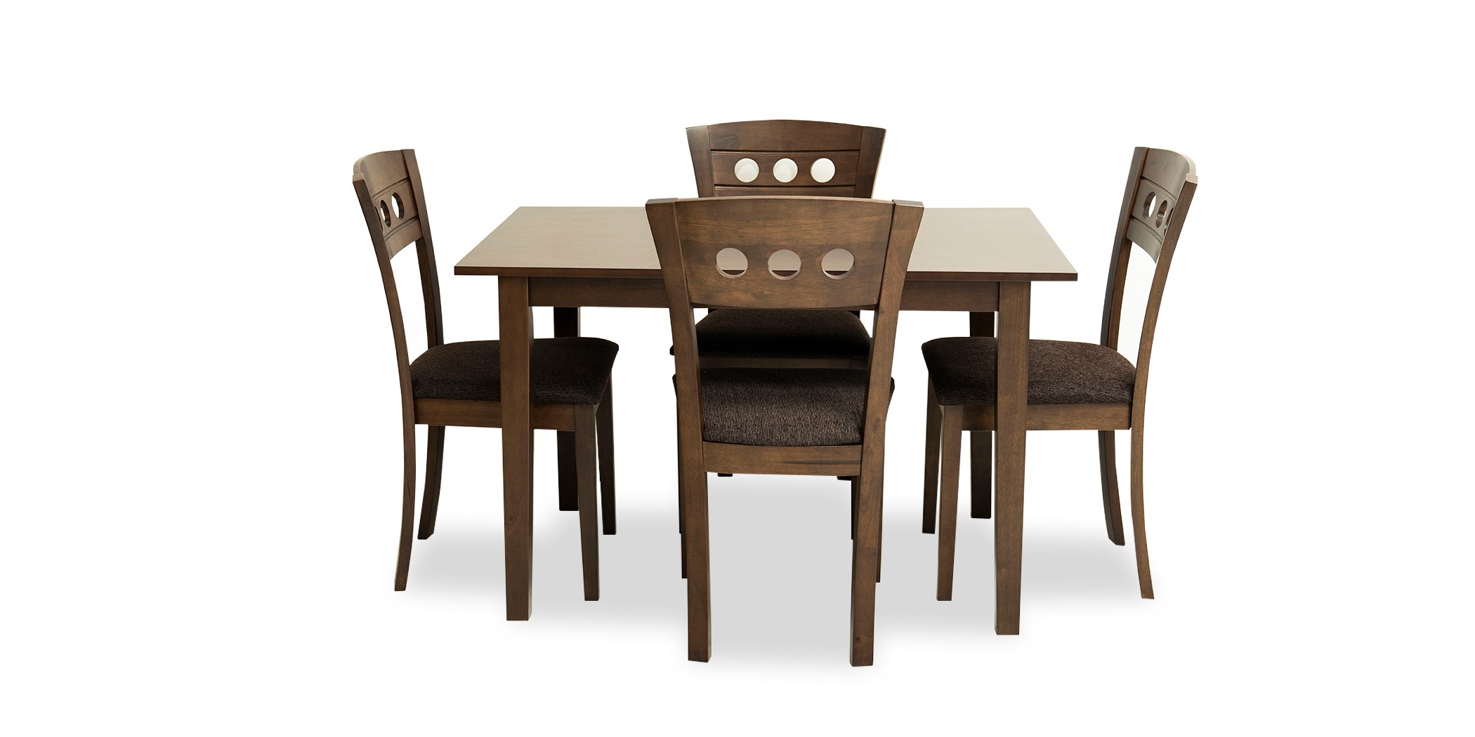 Grace Table and 4 Chairs Dirty Oak Rubberwood