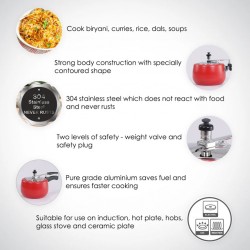 Wonderchef WON652 3L Regalia Induction Base Pressure Cooker