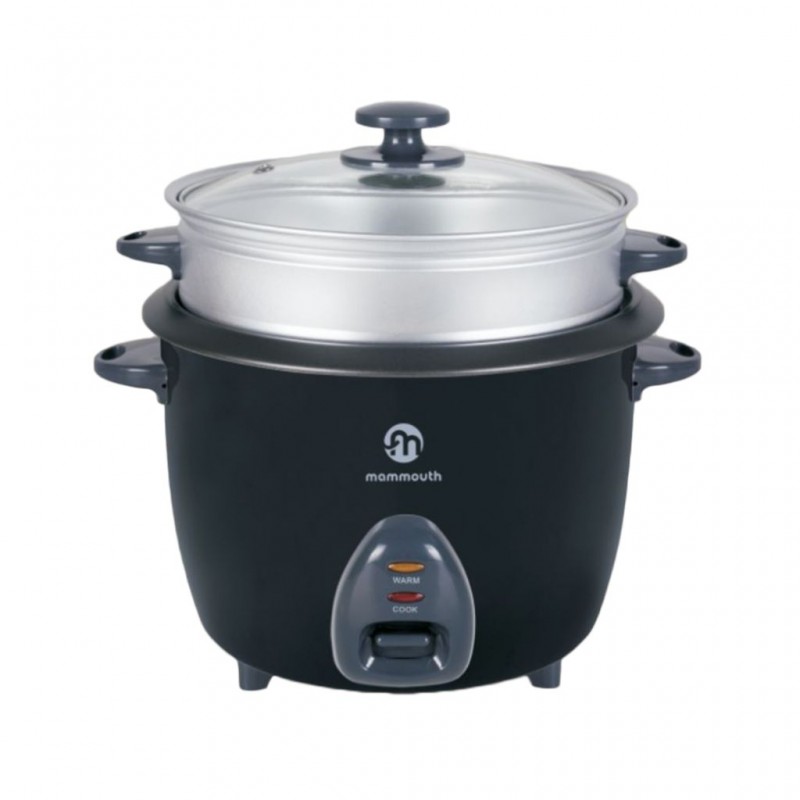 Mammouth MRC280BS 2.8L Black Rice Cooker W/Steamer