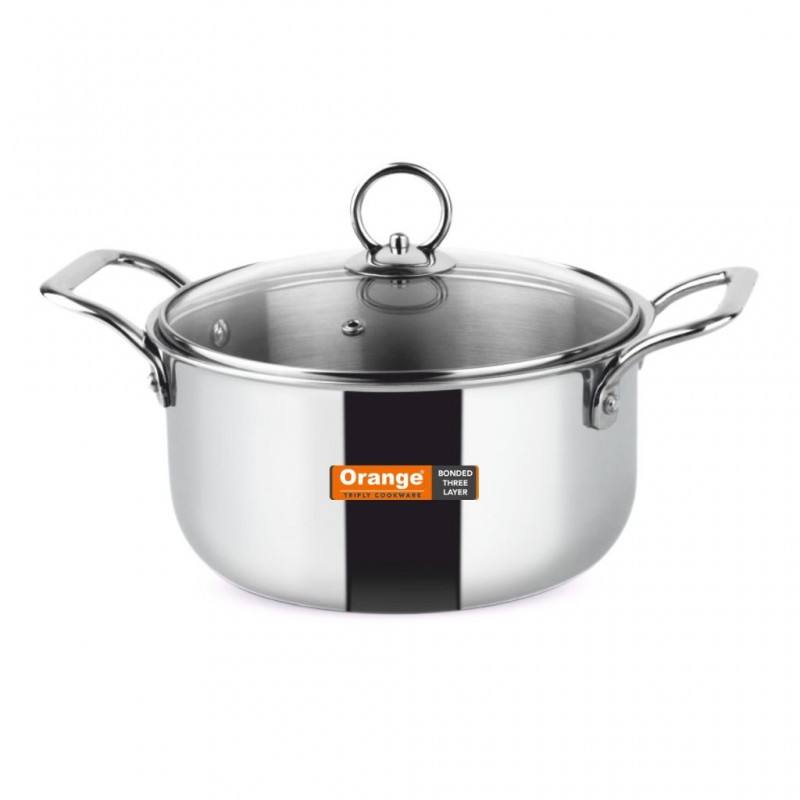 Orange ORA136 24cm SS Triply Casserole OTPC338 "O"