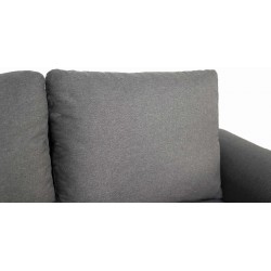 Lina Sofa 3+2+1 in D.Grey Col Fab