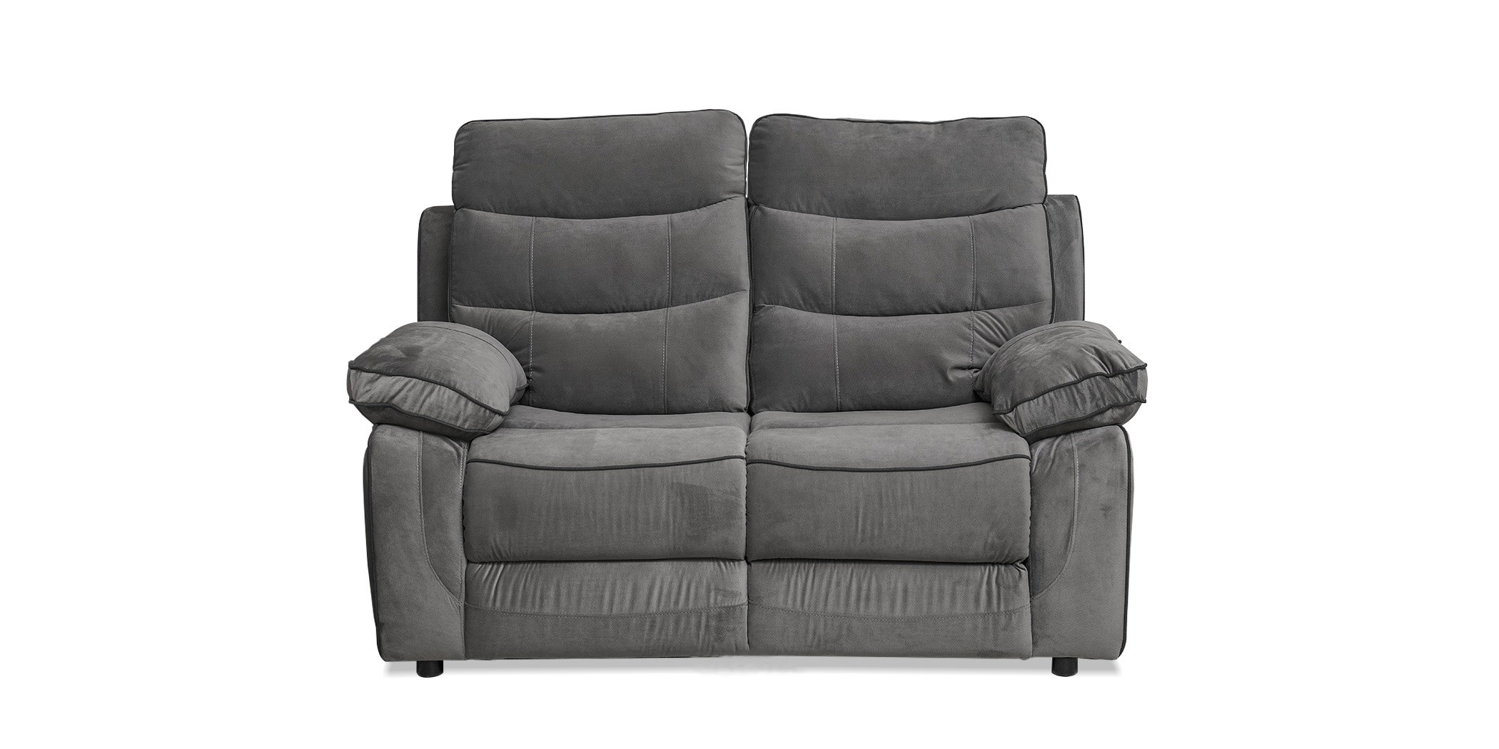 Burlington Sofa 3+2 Recliner Oakley Graphite Col Fab