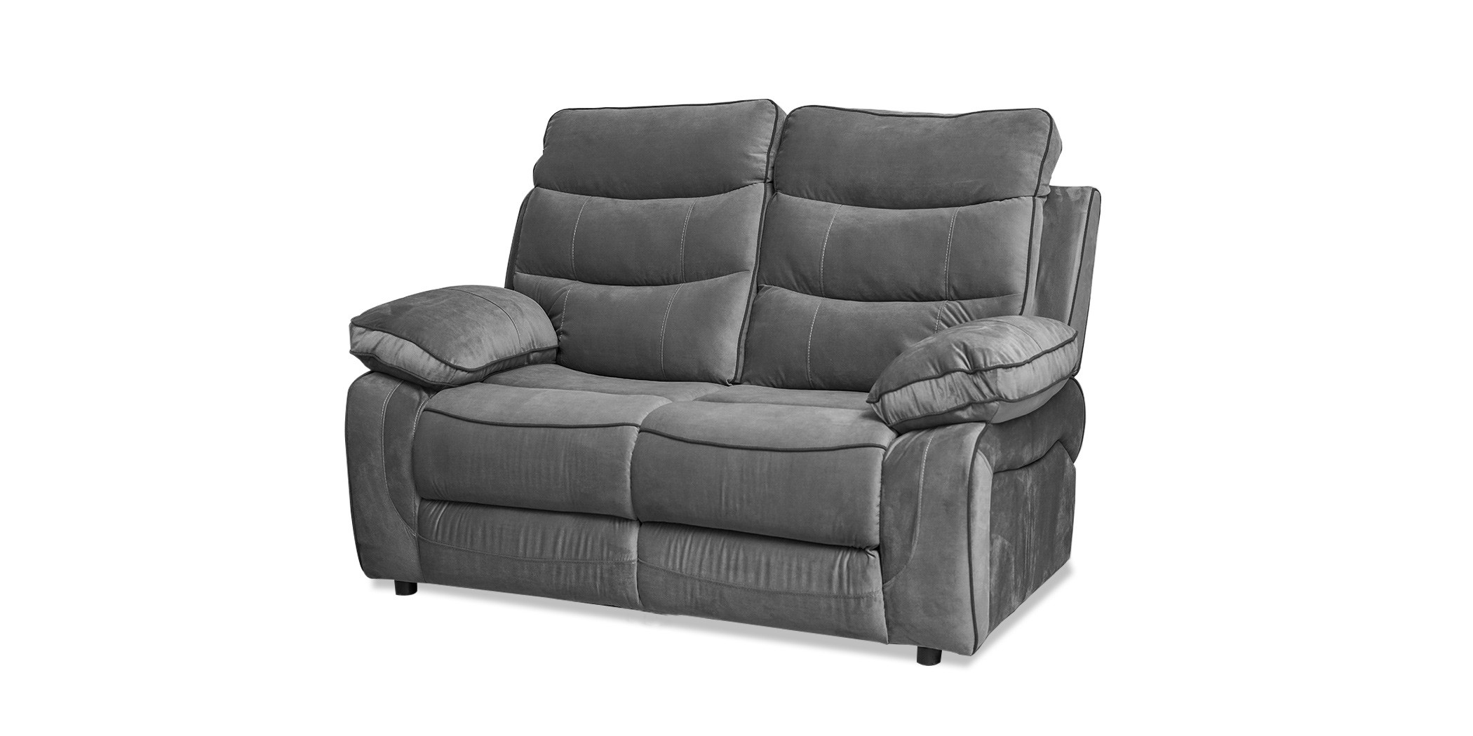 Burlington Sofa 3+2 Recliner Oakley Graphite Col Fab