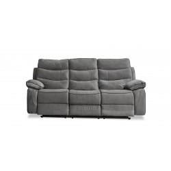 Burlington Sofa 3+2 Recliner Oakley Graphite Col Fab