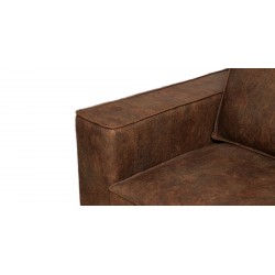 Hunter Sofa 3+2 in Brown Col Fab