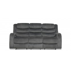 Santarelli Recliner Sofa 3+2 in Grey Col Fab