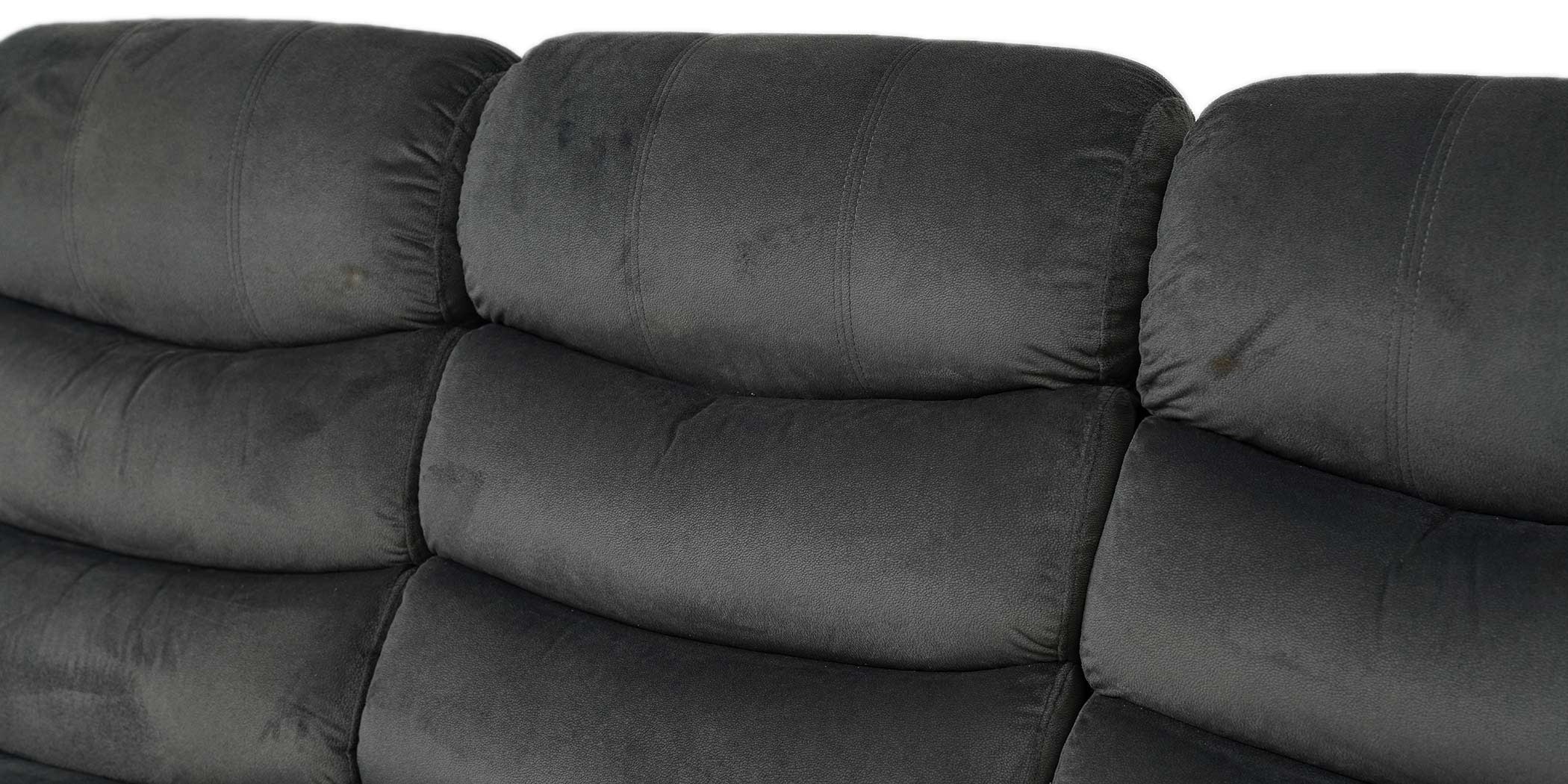 Santarelli Recliner Sofa 3+2 in Grey Col Fab