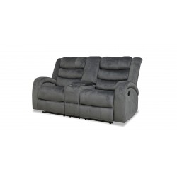 Santarelli Recliner Sofa 3+2 in Grey Col Fab