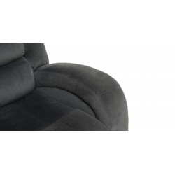 Santarelli Recliner Sofa 3+2 in Grey Col Fab