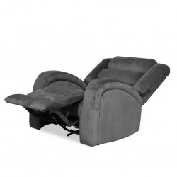 Santarelli Single Recliner in Grey Col Fab