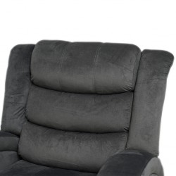 Santarelli Single Recliner in Grey Col Fab