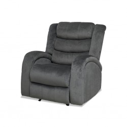 Santarelli Single Recliner in Grey Col Fab