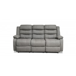 Tavana Recliner Sofa 3RR+2 Seater Grey Col Fabric