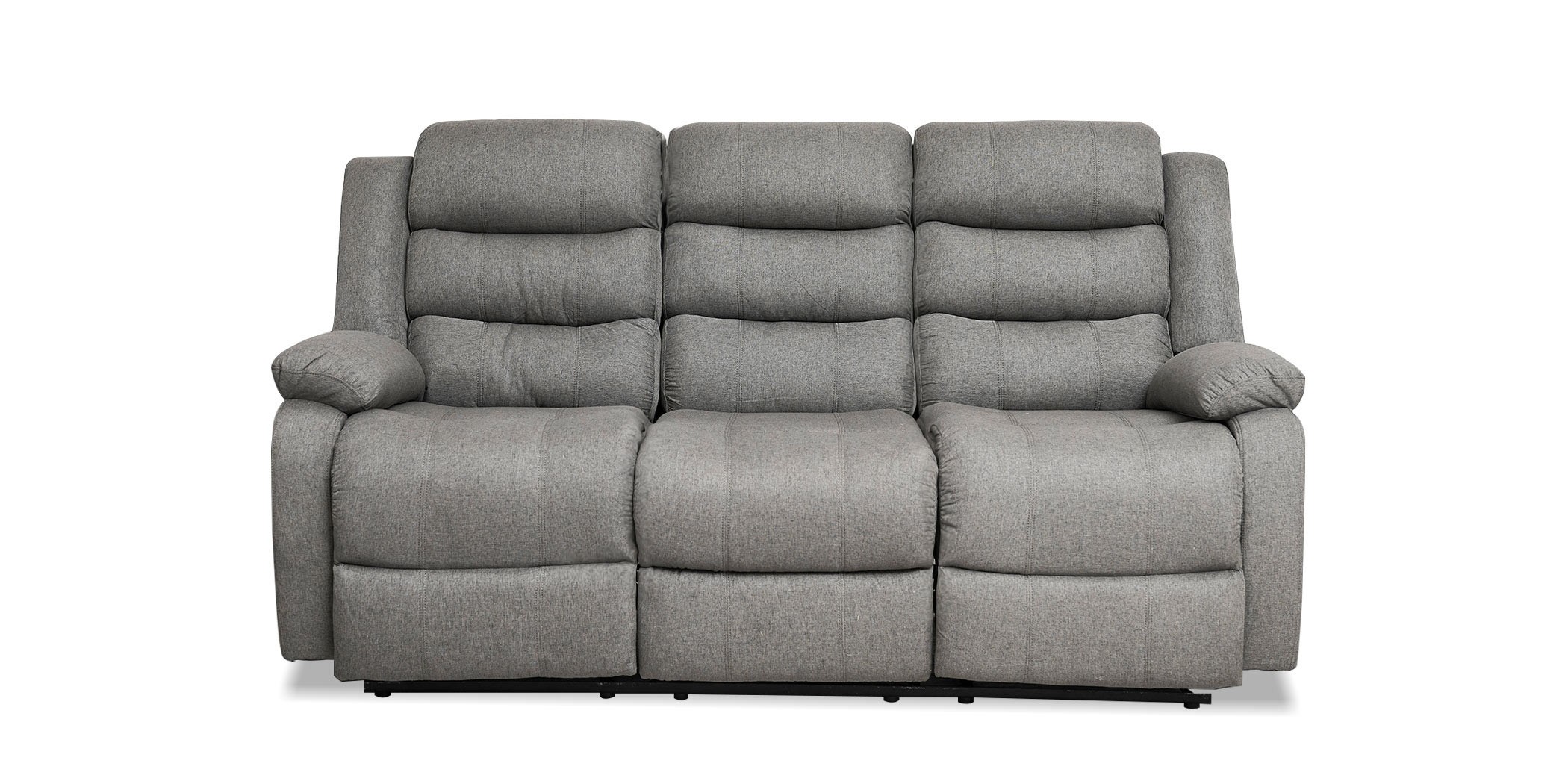 Tavana Recliner Sofa 3RR+2 Seater Grey Col Fabric