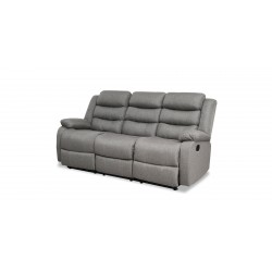 Tavana Recliner Sofa 3RR+2 Seater Grey Col Fabric