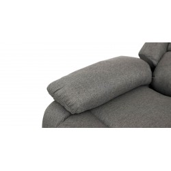 Tavana Recliner Sofa 3RR+2 Seater Grey Col Fabric