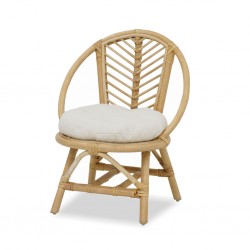 Julia Kid Rattan Chair With Cushion