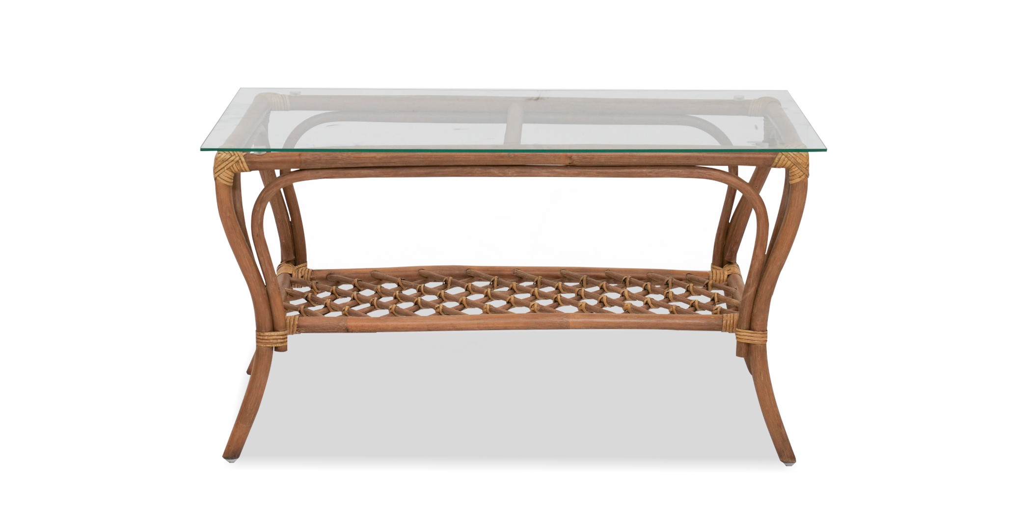 Marcos Sofa 2+1+1 with coffee table natural rattan