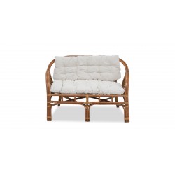 Marcos Sofa 2+1+1 with coffee table natural rattan