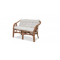 Marcos Sofa 2+1+1 with coffee table natural rattan