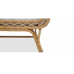 Serena 2 Seater Sofa Natural Rattan