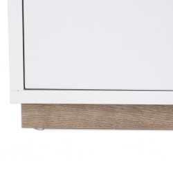 Elnora TV Cabinet White & Relic Oak