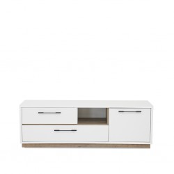 Elnora TV Cabinet White & Relic Oak