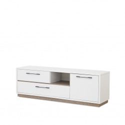 Elnora TV Cabinet White & Relic Oak