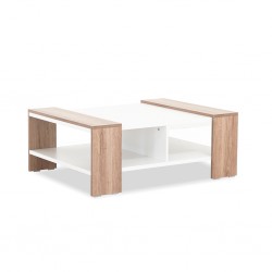 Neo Coffee Table Oak & White