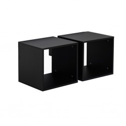 Toscana Coffee Table Black + 2 Side Table